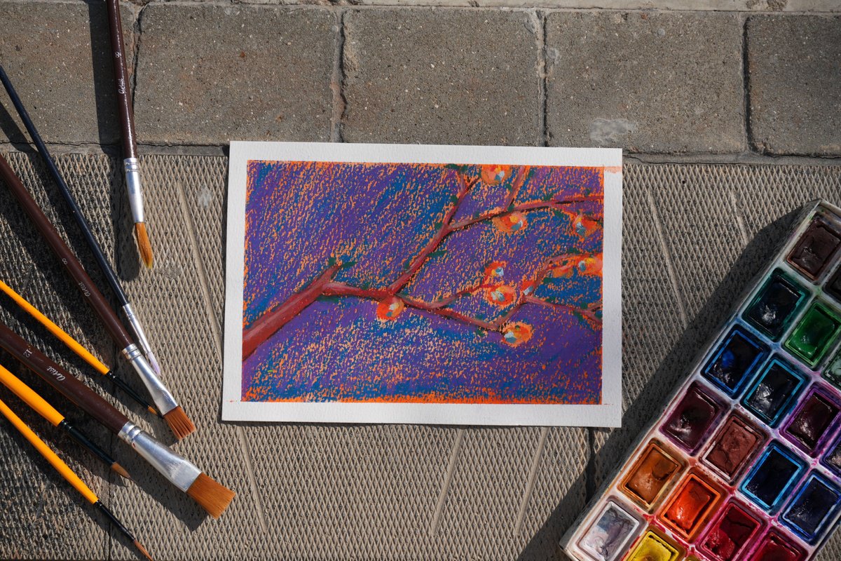 Valeria Buianova | Original Pastel Drawing | Autumn Constellation | 21 X 15Cm | Artwork For Sale On Artfinder