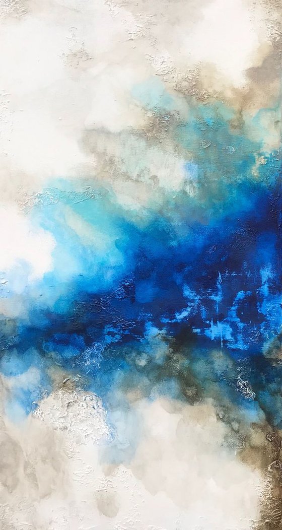 blues flow (140 x 70 cm) Dee Brown