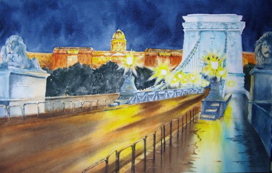 Budapest at night