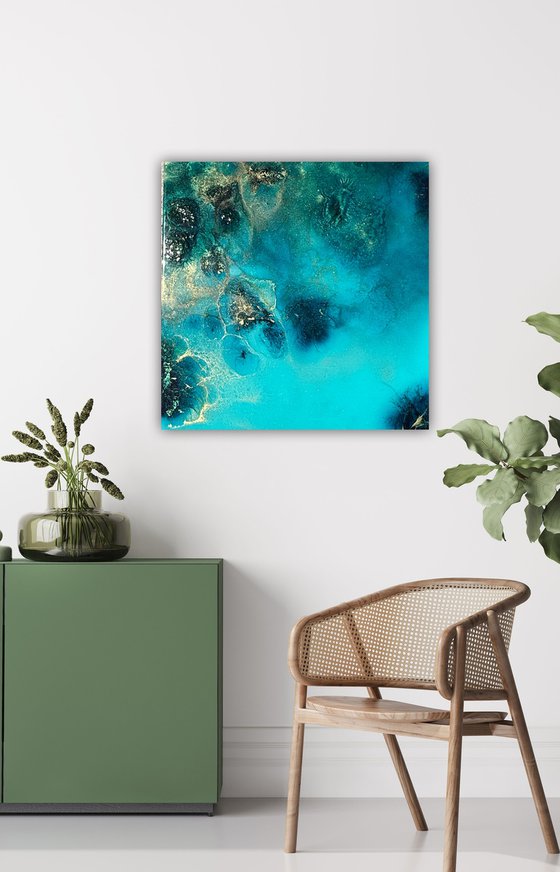 Golden Halo, Blue Depth #5