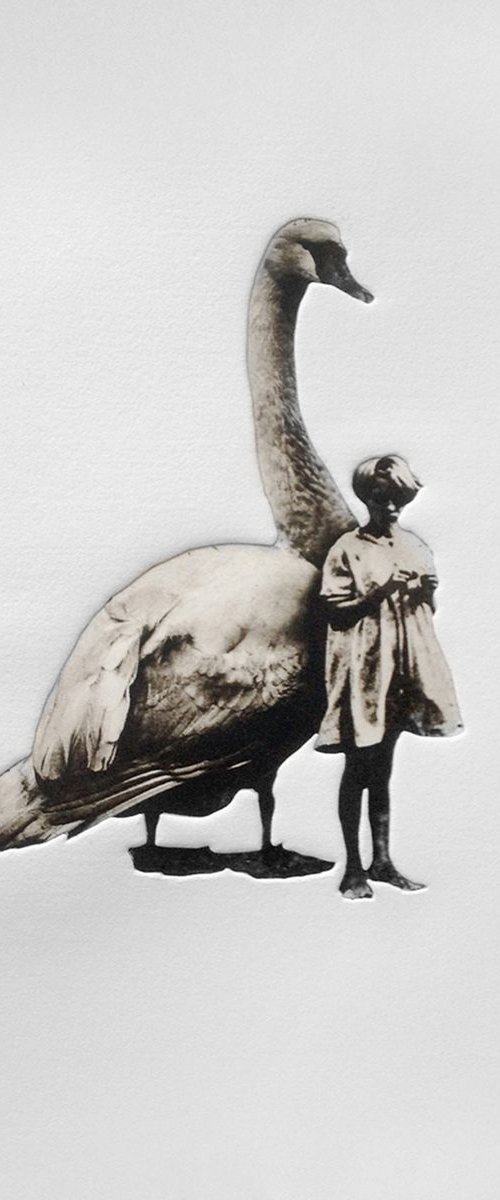 Girl and Swan No.3 by Jaco Putker