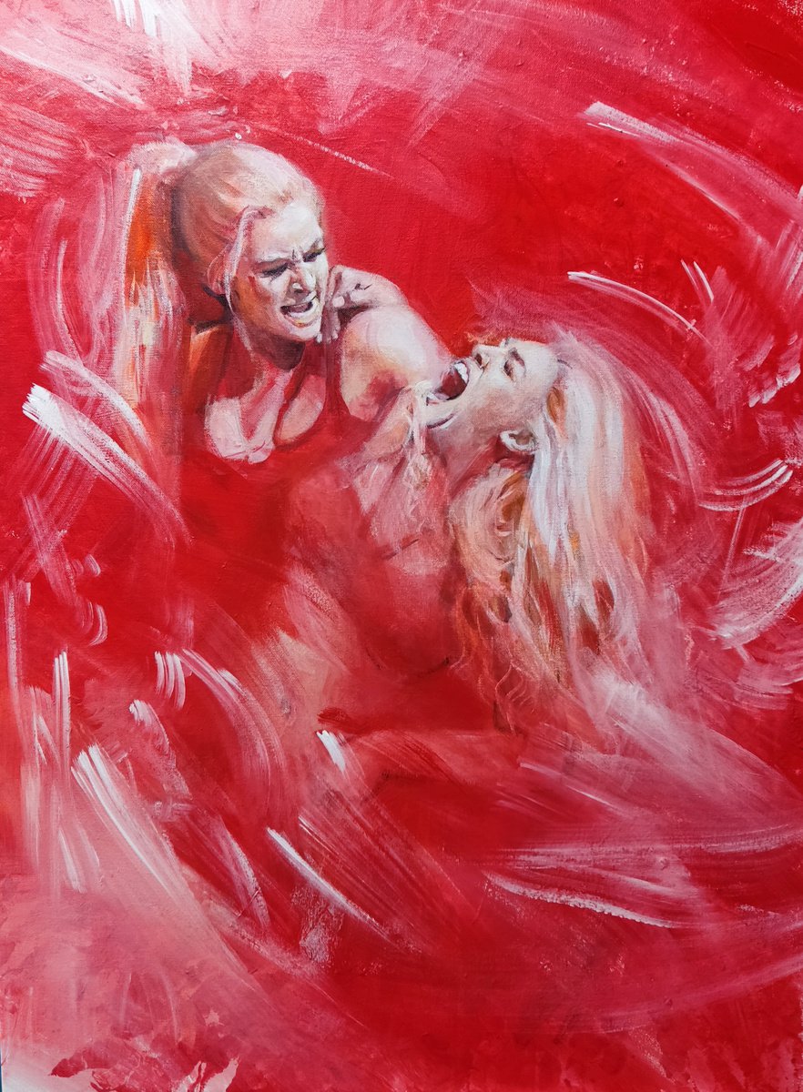 Anger By Helinda (Olga Muller), 24 X 31, Artwork For Sale On Artfinder