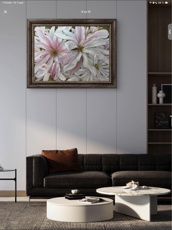Ethereal Magnolia Bloom