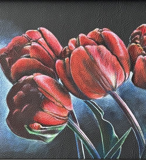 Red Tulips by Karl Hamilton-Cox