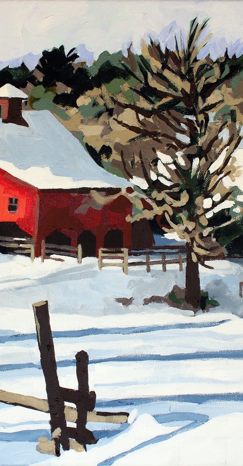 Red Barn by Melinda Patrick