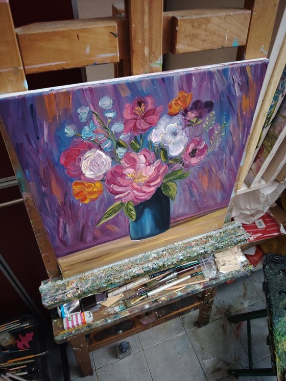 Purple bouquet
