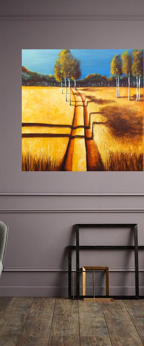 Summer sunrise - Fields and Colors Series by Danijela Dan