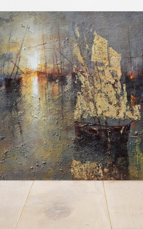 " Harbor of destroyed dreams - There is still hope " by Ivan  Grozdanovski