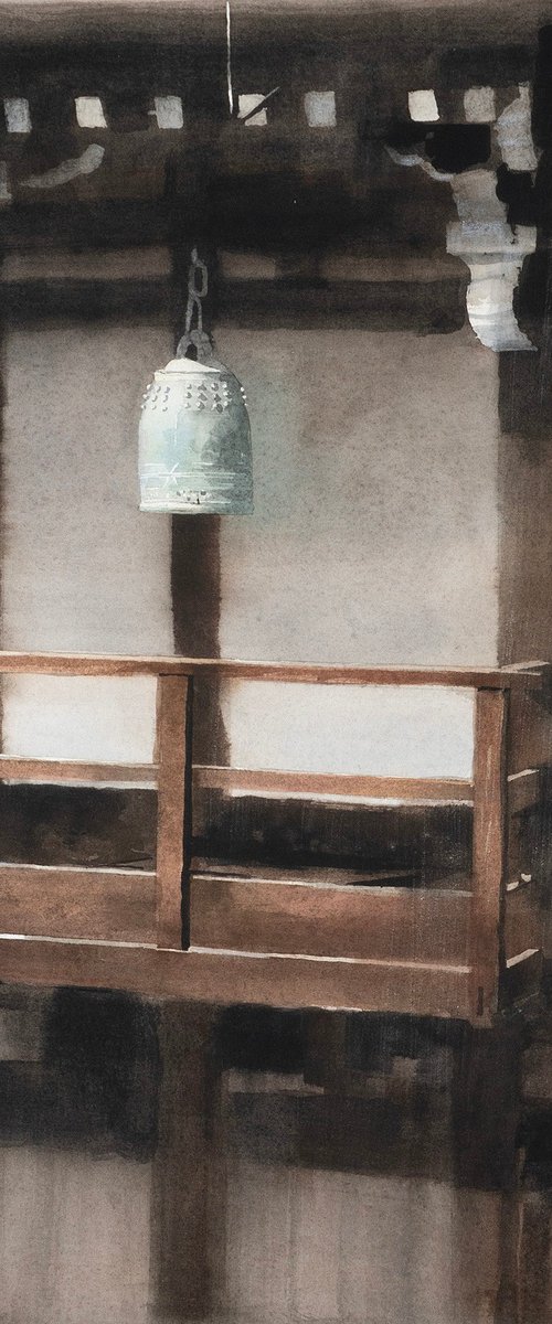 Traditional Temple Bell (Bonsho) by Masato Watanabe
