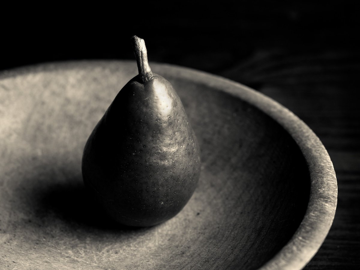 Photorealistic Photograph , Red Pear By Robert Tolchin, 20 X 16, Artwork For Sale On Artfinder