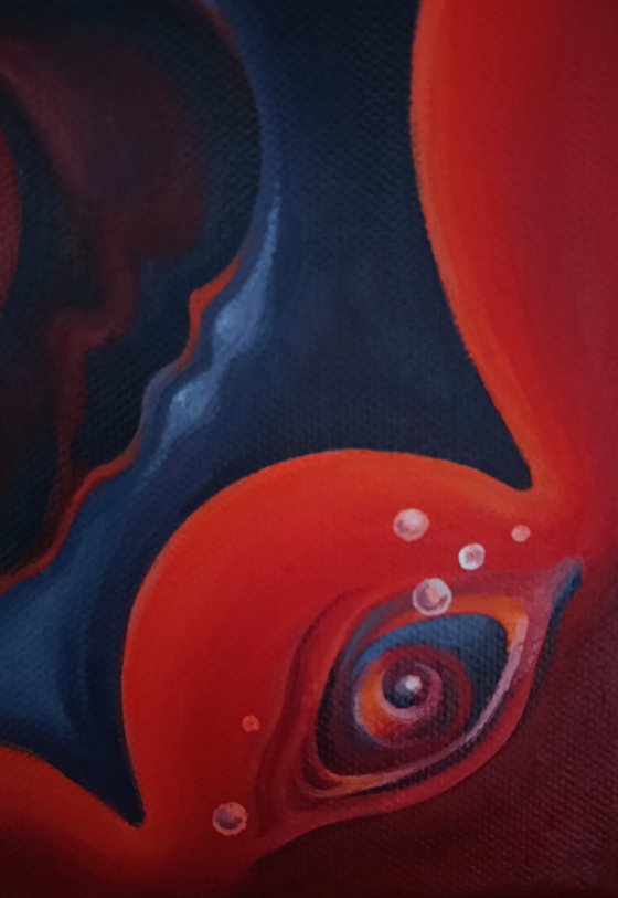 The glow of the abyss (diptych)