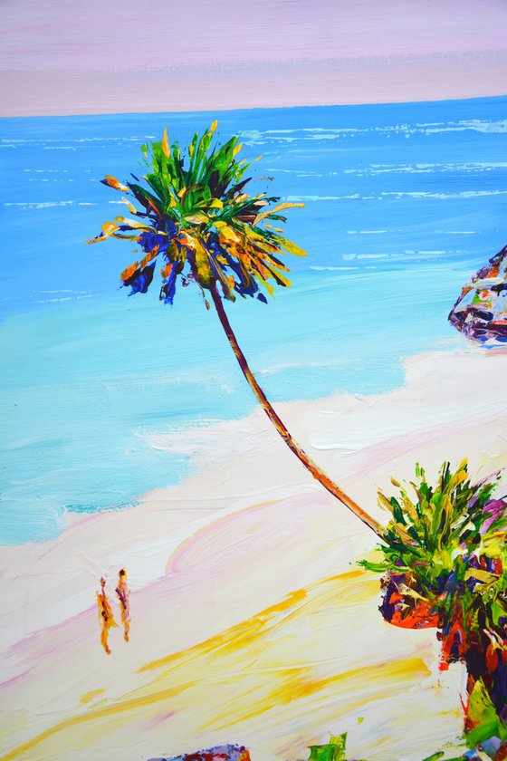 Ocean. Palm trees 33.