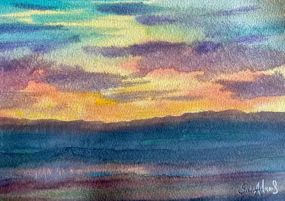 Sunset heath walk