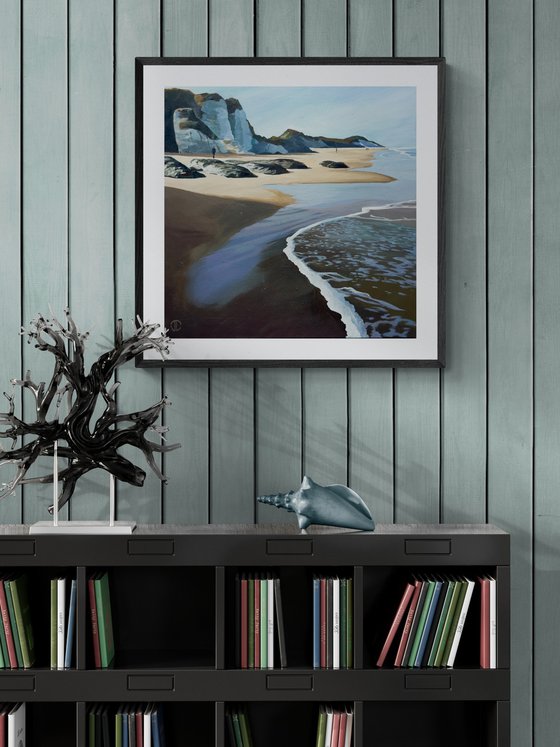 Sunlight White Rocks Beach