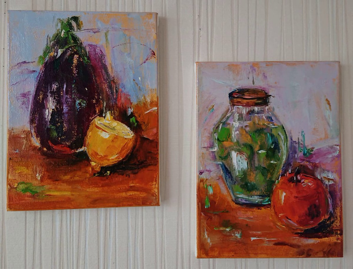 DELICIOUS STILL LIFE  Diptych
