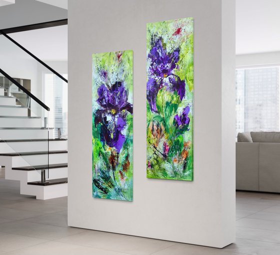 "Trio of Irises" from the "Colours of Summer" collection