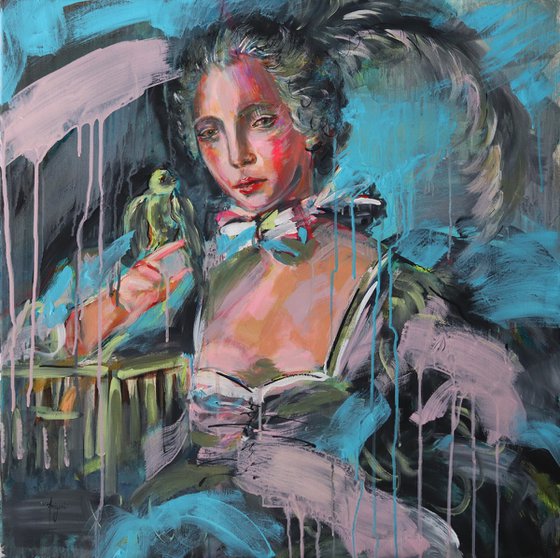 Woman with Bird