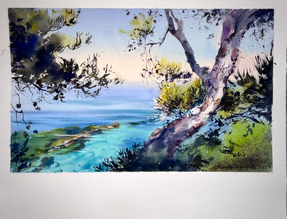 The azure serenity of Italy
