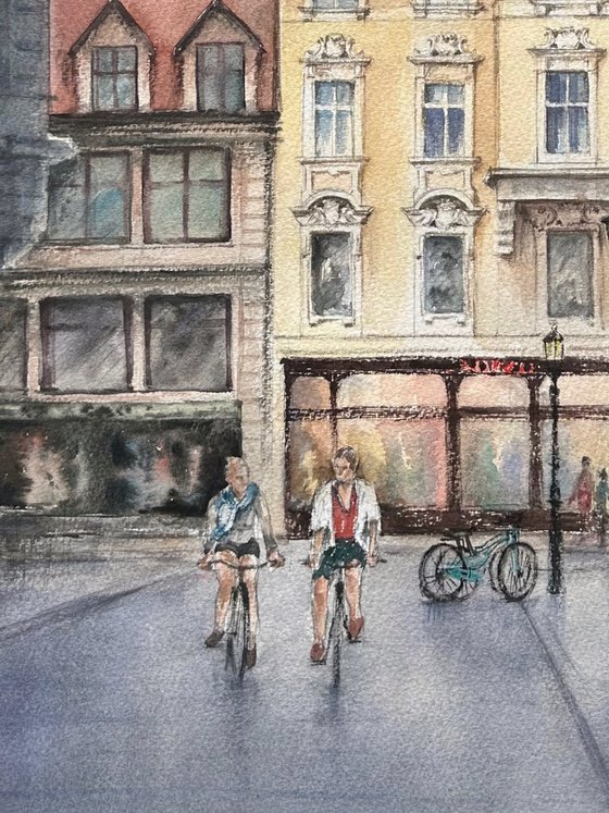 Rainy day in Ljubljana