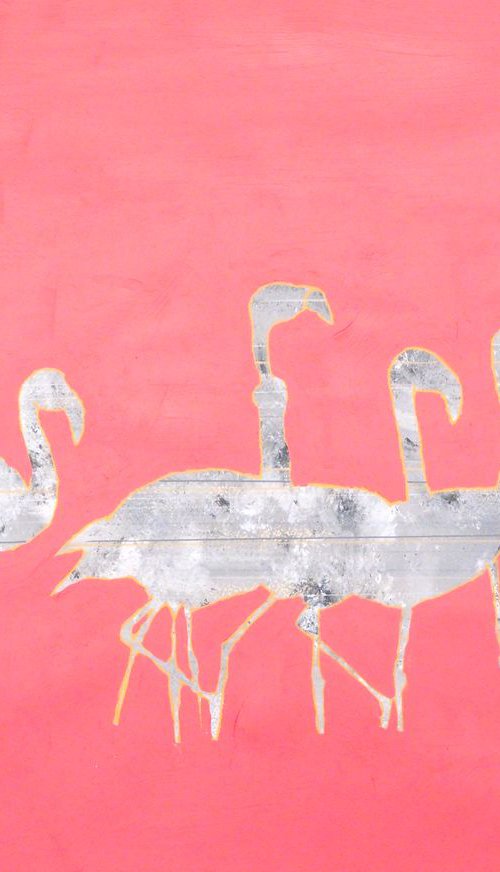 Flamingos II by Carlos Martín