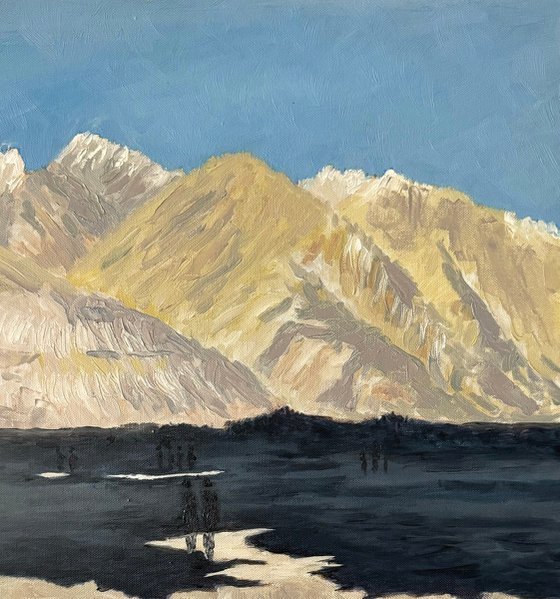 Reflections in Nubra Valley