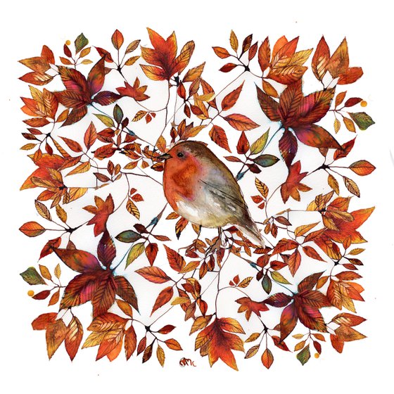 Leaves and Robin