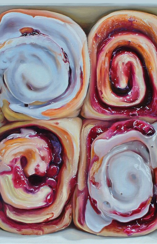 Cinnamon rolls with jam by Anna Shevel