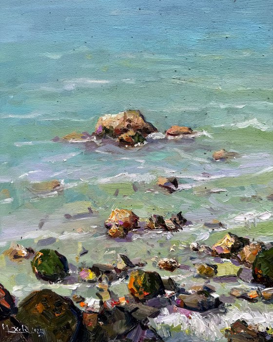 Stones in the water