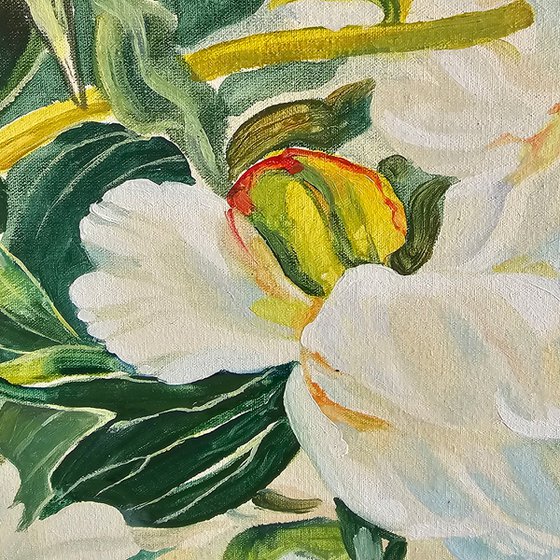 Grandmother's Peonies