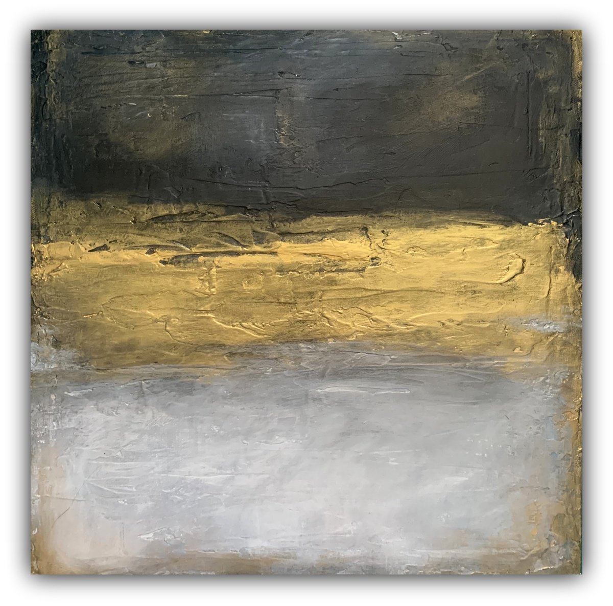 Geometric Abstract Acrylic Painting By Elizabeth Moran, 24 X 24, All At Once, Original Artwork