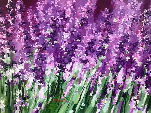 Lavender love by Ulyana Korol