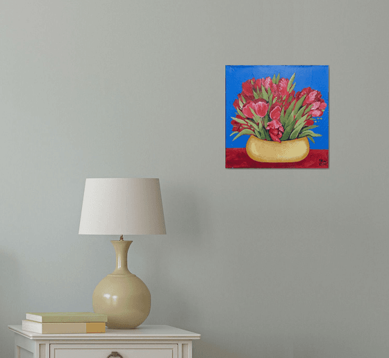 Red tulips