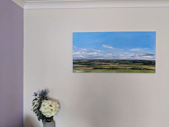 Panoramic view from Coombe hill, Buckinghamshire