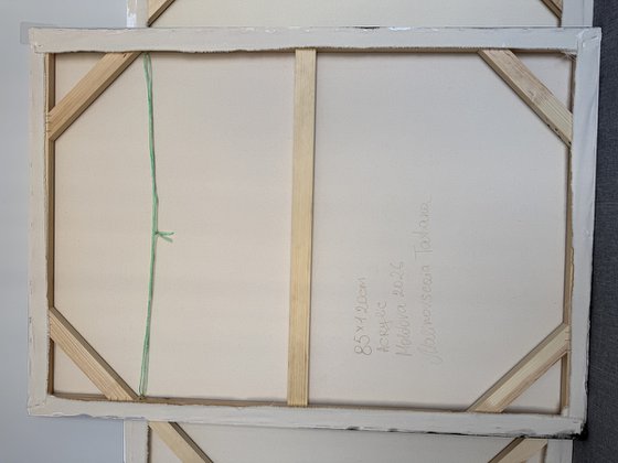 Large Abstract Seascape-Drift of Light