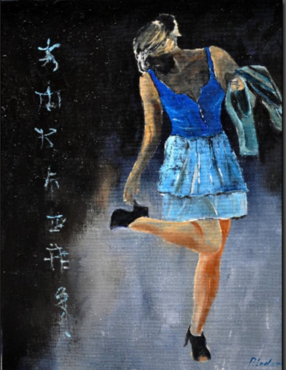 Those shoes,  what a pity i