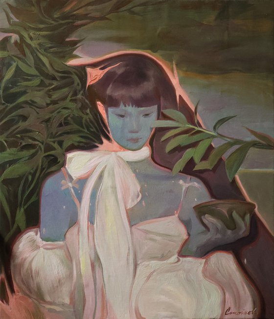 Girl with strange Jewellery