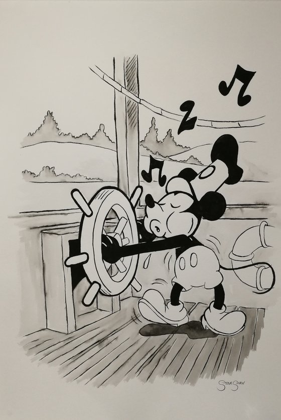 Steamboat Willie. Free Shipping