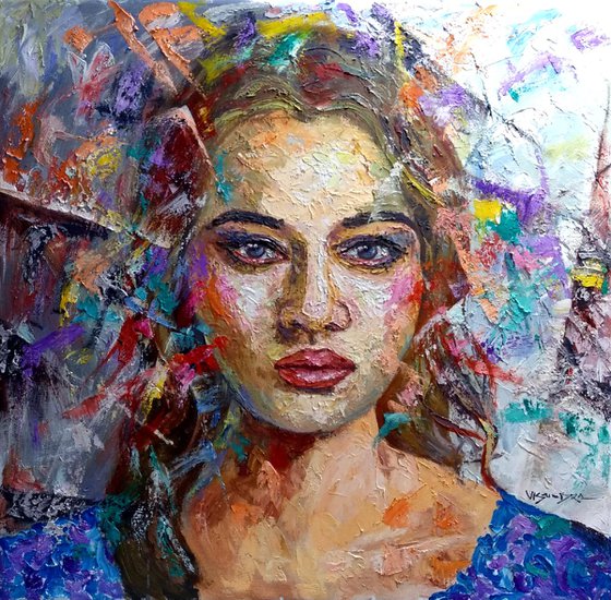 Abstract Portrait of a girl