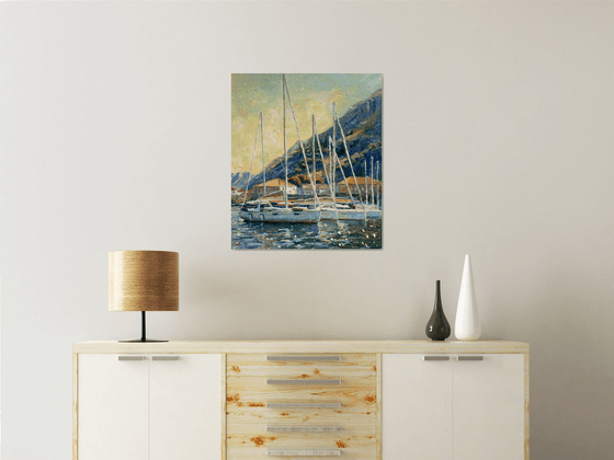 "Yachts at the berth"