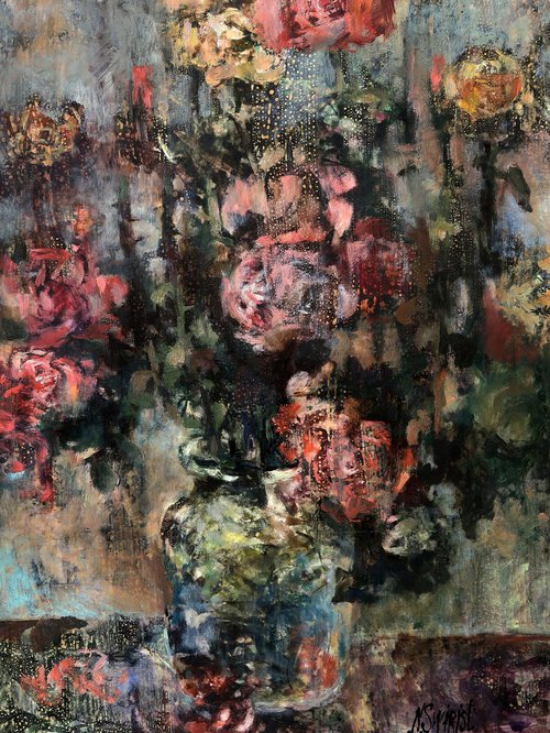 Crystal roses. by Nicola Ost * N.Swiristuhin