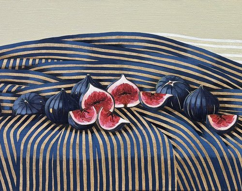Still life with figs by Kseniya Berestova