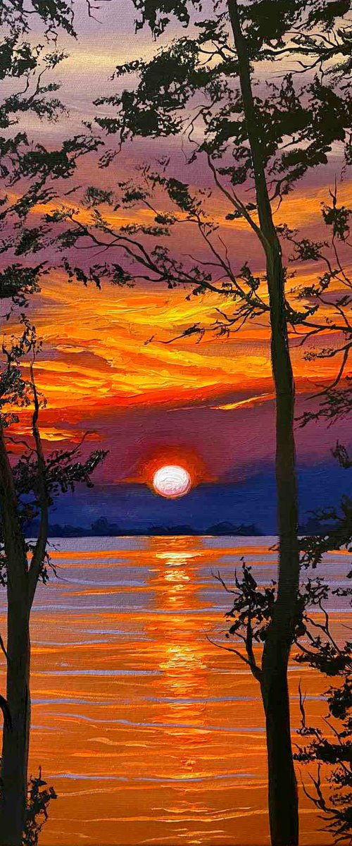 Bright Sunset by Elena Adele Dmitrenko