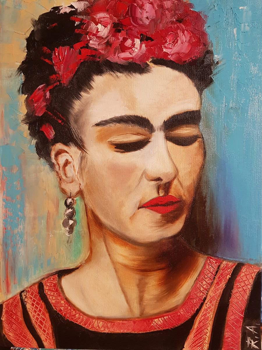 Frida Kahlo 30*40cm by Anna Reznik