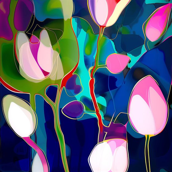 Jazz Style Flowers #12