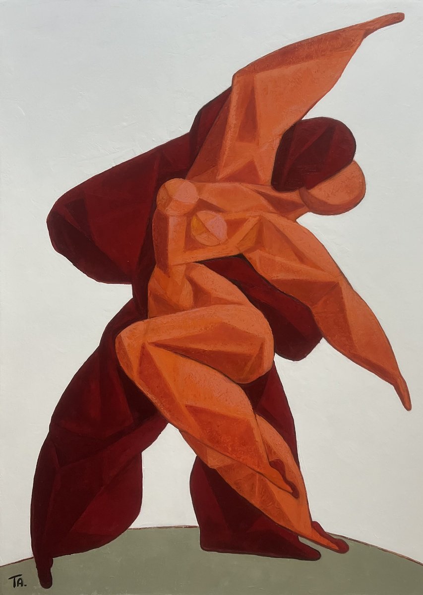 Lovers Dancing Samba By Ta Byrne, 31 X 43, Artwork For Sale On Artfinder