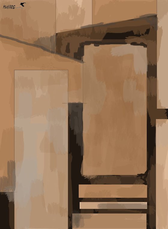 STUDIES IN BROWN  33"X45"