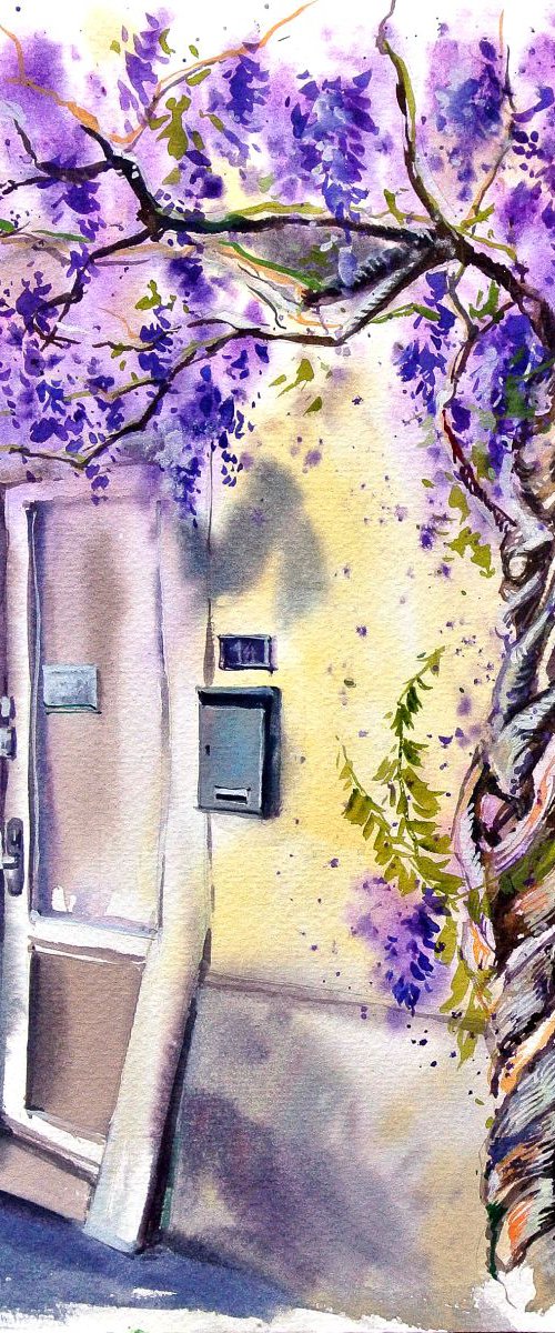 Wisteria from Cully I by Ksenia Astakhova