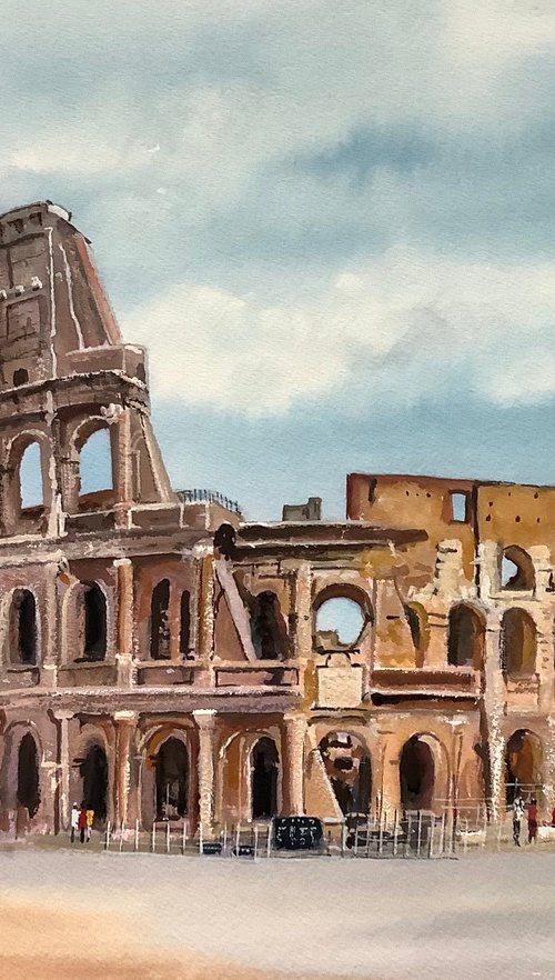 Roman colosseum by Darren Carey