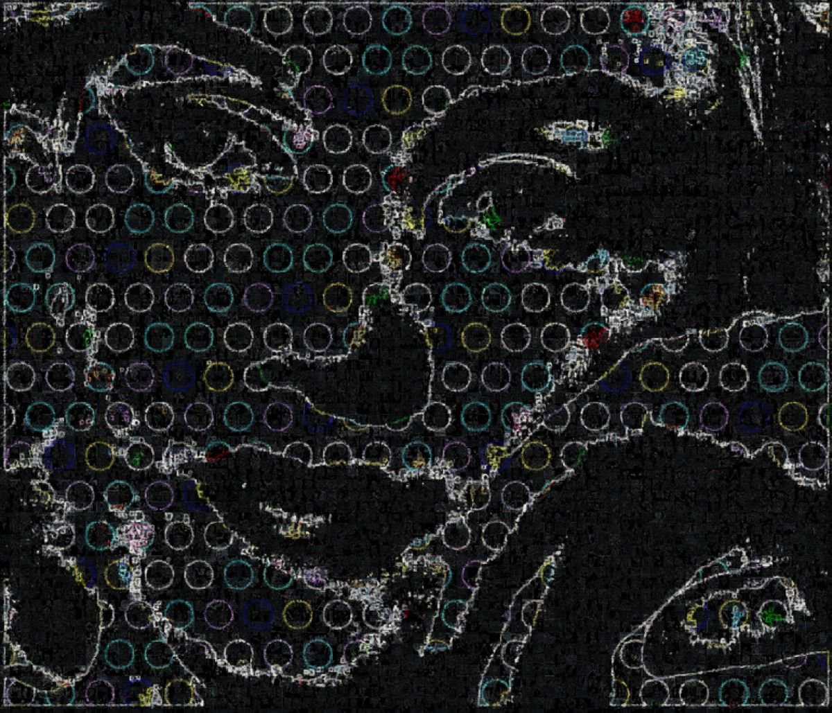 Portrait Painting By John Lijo Bluefish, 60 X 50, Shadowy-Dreams, Original Artwork