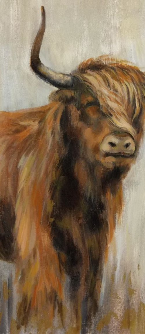 High Mountain Cow by Silvia  Vassileva
